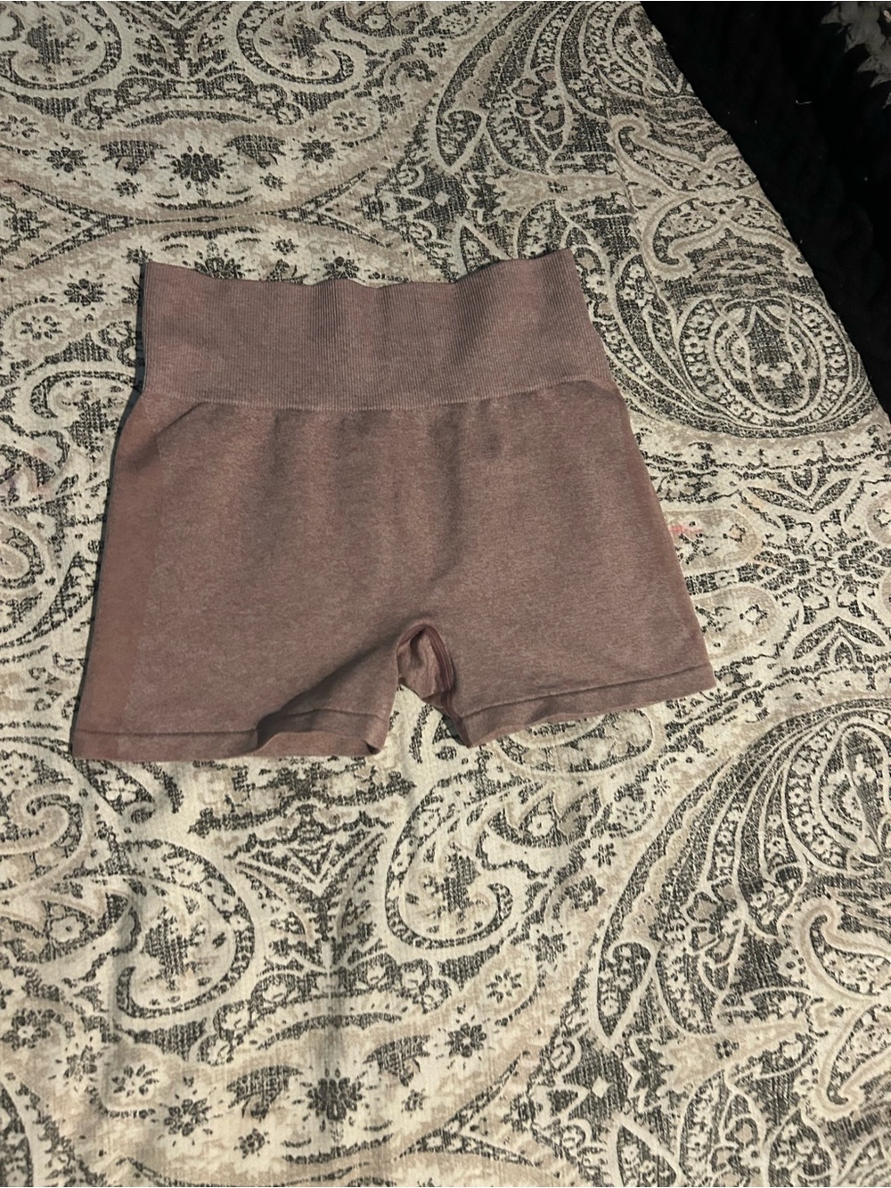 PINK Victoria's Secret Mauve High-Waist Biker Shorts